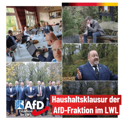 Haushaltsklausur der AfD-Fraktion im LWL