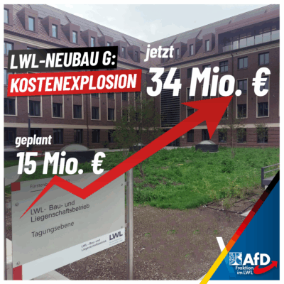 LWL Neubau G – Kostenexplosion