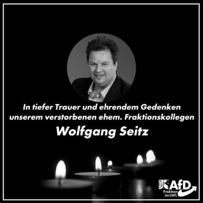 Wir trauern um plötzlich verstorbenes ehem. Mitglied Wolfgang Seitz