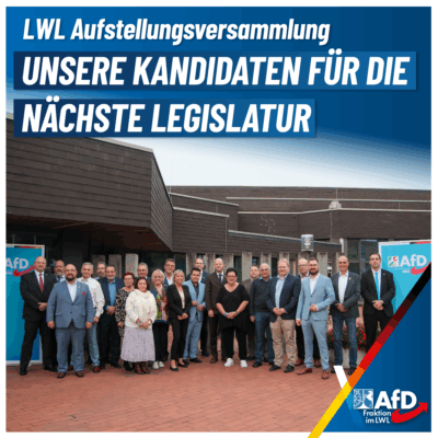 AfD wählt Reserveliste für den LWL (2025)